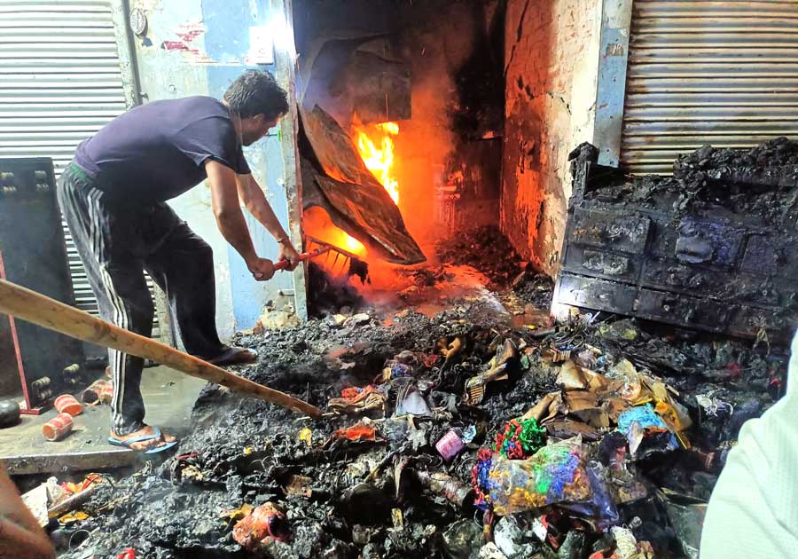 Lehragaga-Shop-Fire