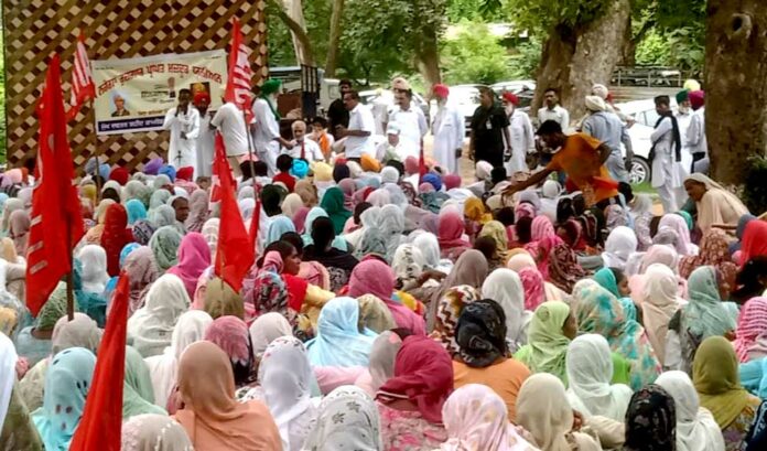 MGNREGA-Workers-Protest-Faridkot MGNREGA Workers Protest Faridkot