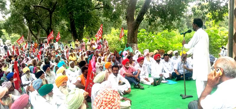 MGNREGA Workers Protest Faridkot