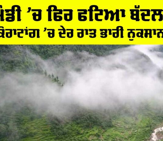 Mandi Cloudburst News