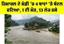 Mandi Cloudburst Today