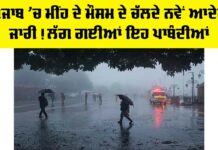 Punjab Rain Alert