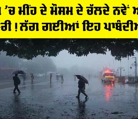 Punjab Rain Alert