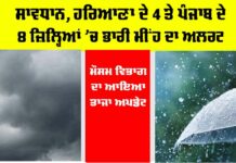 Haryana Punjab Weather Alert