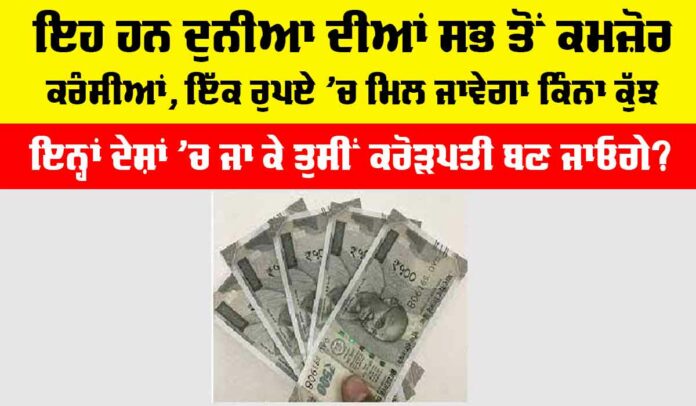 Indian Currency Value