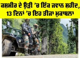 Kashmir Terrorist Operation