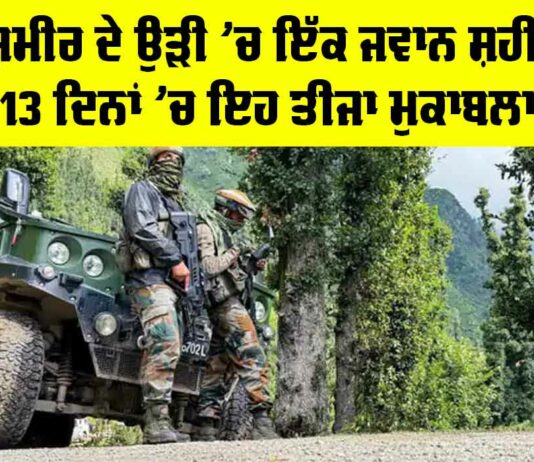 Kashmir Terrorist Operation