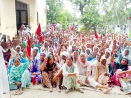 NREGA Workers Protest
