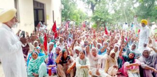NREGA Workers Protest