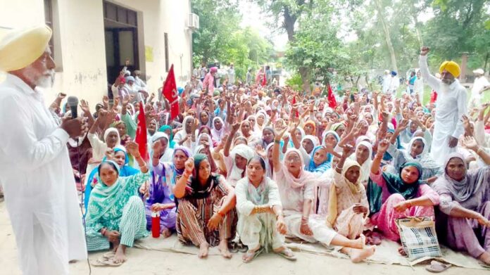 NREGA Workers Protest