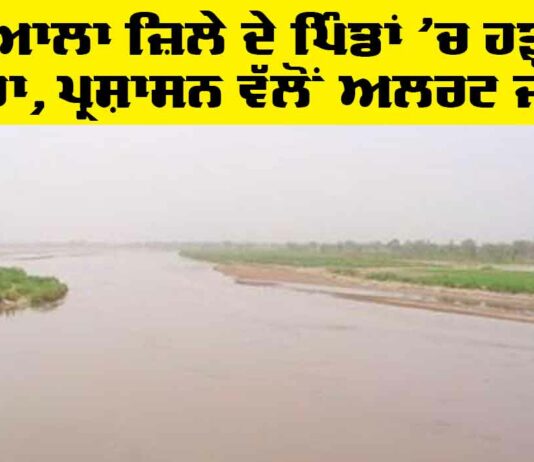 Flood Threat Patiala