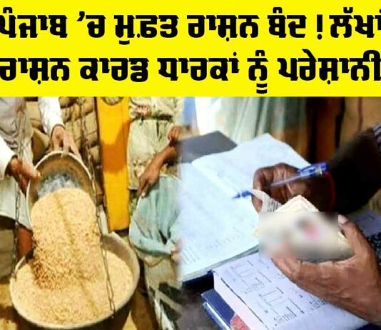 Punjab Free Ration News
