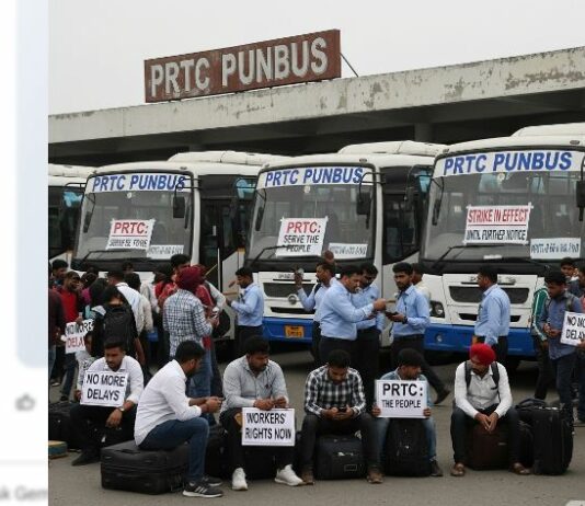 Punjab bus Strike