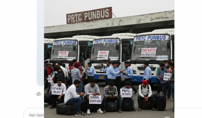 Punjab bus Strike