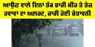 Weather Alert Punjab