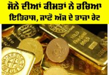 Gold Prices Today