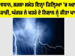 Haryana Weather Alert
