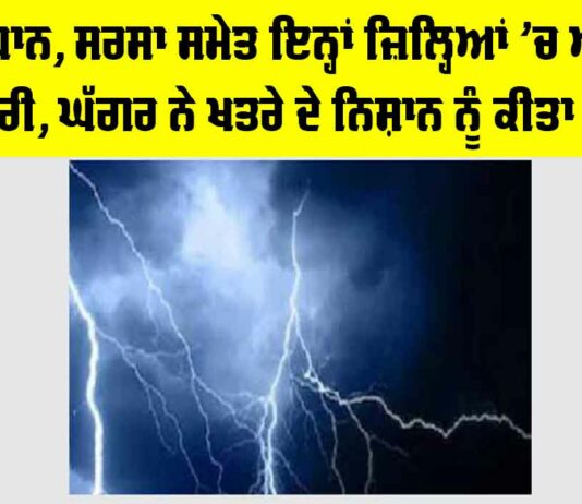 Haryana Weather Alert
