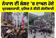 Nepal Parliament Protest