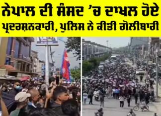 Nepal Parliament Protest