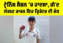 Cricket News: ਟ੍ਰੇਨਿੰਸ ਸੈਸ਼ਨ ’ਚ ਹਾਦਸਾ, ਗੇਂਦ ਲੱਗਣ ਕਾਰਨ ਇਹ ਕ੍ਰਿਕੇਟਰ ਦੀ ਮੌਤ Australian Club Cricketer Death