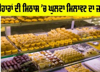 Festival Sweets Adulteration