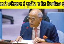 India and Pakistan: ਭਾਰਤ ਨੇ ਪਾਕਿਸਤਾਨ ਨੂੰ ਯੂਐੱਨ ’ਚ ਫਿਰ ਦਿਖਾਇਆ ਸ਼ੀਸ਼ਾ India and Pakistan