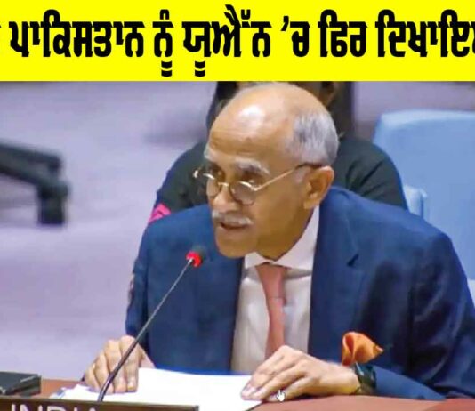India and Pakistan: ਭਾਰਤ ਨੇ ਪਾਕਿਸਤਾਨ ਨੂੰ ਯੂਐੱਨ ’ਚ ਫਿਰ ਦਿਖਾਇਆ ਸ਼ੀਸ਼ਾ India and Pakistan