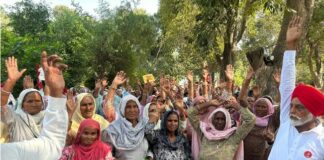 NREGA Workers Protest
