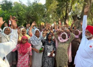 NREGA Workers Protest: ਮੰਗਾਂ ਨੂੰ ਲੈ ਕੇ ਨਰੇਗਾ ਕਾਮਿਆਂ ਨੇ ਦਿੱਤਾ ਮਿੰਨੀ ਸਕੱਤਰੇਤ ਅੱਗੇ ਵਿਸ਼ਾਲ ਧਰਨਾ NREGA Workers Protest