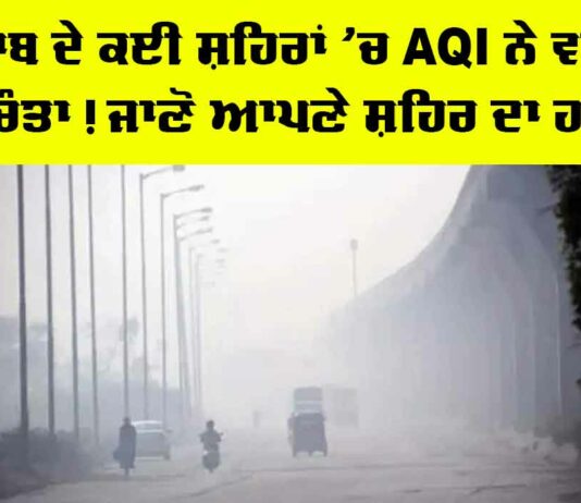 Punjab AQI Levels