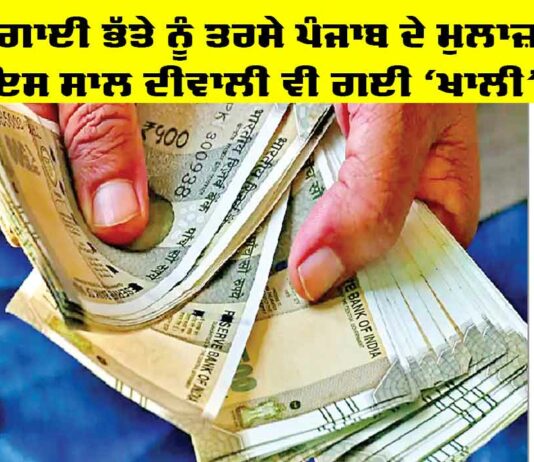 Punjab Employees: ਮਹਿੰਗਾਈ ਭੱਤੇ ਨੂੰ ਤਰਸੇ ਪੰਜਾਬ ਦੇ ਮੁਲਾਜ਼ਮ, ਇਸ ਸਾਲ ਦੀਵਾਲੀ ਵੀ ਗਈ ‘ਖਾਲੀ’ Punjab Employees