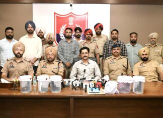 Punjab Police Drug Bust