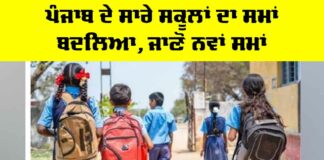 Punjab School Timings