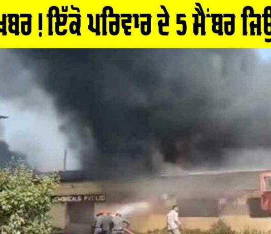 Muzaffarpur News: ਮਕਾਨ ’ਚ ਭਿਆਨਕ ਅੱਗ ਲੱਗਣ ਨਾਲ ਇੱਕੋ ਪਰਿਵਾਰ ਦੇ ਪੰਜ ਮੈਂਬਰ ਜਿਉਂਦੇ ਸੜੇ Muzaffarpur News