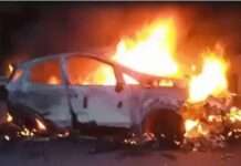 Car Fire: ਕਾਰ ਨੂੰ ਅੱਗ ਲੱਗ ਗਈ, ਇੱਕ ਵਿਅਕਤੀ ਦੀ ਮੌਤ Car Fire