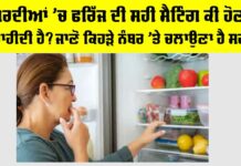 Fridge Temperature in Winter