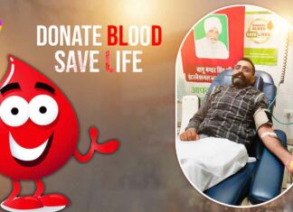 Lal Singh Insan Blood Donation