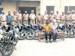 Motorcycle Theft Gang: ਮੋਟਰਸਾਈਕਲ ਚੋਰ ਗਿਰੋਹ ਦਾ ਪਰਦਾਫਾਸ਼, ਵੱਡੀ ਗਿਣਤੀ ’ਚ ਮੋਟਰਸਾਈਕਲ ਕੀਤੇ ਬਰਾਮਦ Motorcycle Theft Gang