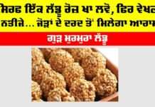 Murmura Laddu Recipe: ਸਿਰਫ ਇੱਕ ਲੱਡੂ ਰੋਜ਼ ਖਾ ਲਵੋ, ਫਿਰ ਵੇਖਣਾ ਨਤੀਜੇ… ਜੋੜਾਂ ਦੇ ਦਰਦ ਤੋਂ ਮਿਲੇਗਾ ਆਰਾਮ Murmura Laddu Recipe