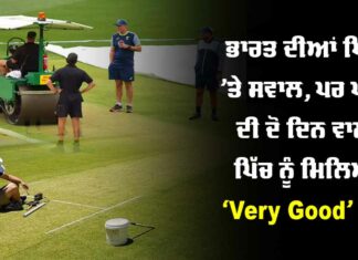 Perth Test Pitch Rating