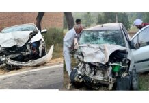 Road Accident: ਦੋ ਕਾਰਾਂ ਦੀ ਭਿਆਨਕ ਟੱਕਰ ’ਚ ਇੱਕ ਵਿਅਕਤੀ ਦੀ ਮੌਤ, ਦੂਜਾ ਗੰਭੀਰ ਜ਼ਖਮੀ Road-Accident