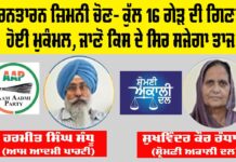 Tarn Taran Bypoll 2025 Results