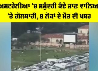 Australia Bondi Beach Firing