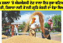 MSP: 24 ਫ਼ਸਲਾਂ ’ਤੇ ਐਮਐਸਪੀ ਦੇਣ ਵਾਲਾ ਇਹ ਸੂਬਾ ਬਣਿਆ ਮੋਹਰੀ, ਕਿਸਾਨਾਂ ਲਈ ਕੇਂਦਰੀ ਗ੍ਰਹਿ ਮੰਤਰੀ ਦਾ ਵੱਡਾ ਬਿਆਨ MSP