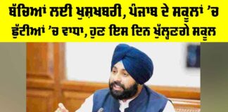 Punjab School Holidays