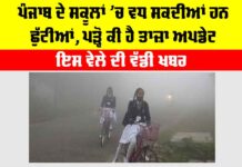 Punjab Winter Holidays