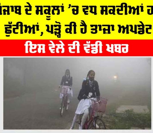 Punjab Winter Holidays