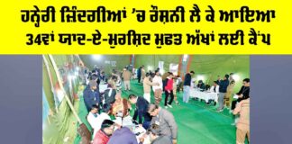 Yaad-E-Murshid Free Eye Camp