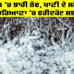 Weather Update: ਹਿਮਾਚਲ ’ਚ ਭਾਰੀ ਠੰਢ, ਪਾਣੀ ਦੇ ਸਰੋਤ ਜੰਮੇ, ਪੰਜਾਬ-ਹਰਿਆਣਾ ’ਚ ਫਰੀਦਕੋਟ ਸਭ ਤੋਂ ਠੰਢਾ Weather Update